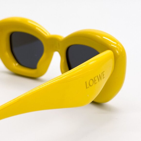NEW LW40117I 39A LOEWE SUNGLASSES, UNISEX YELLOW EYEWEAR LOEWE main image 8